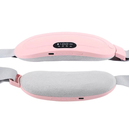 Cinturón Eléctrico de Masaje para Cólicos Menstruales y Molestia Lumbar con Calor y Vibración
